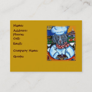 Carte De Visite Weimaraner