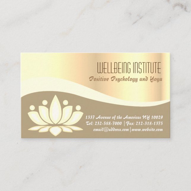 Carte De Visite Wellness business cards (Devant)