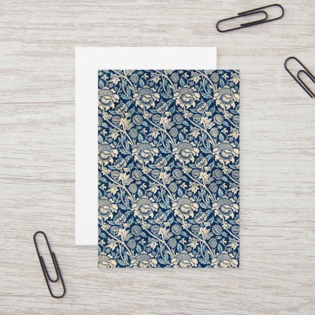 Carte De Visite Wey, Wallpaper, 1883 par William Morris (Devant/Arrière en situation)