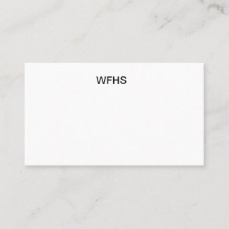 CARTE DE VISITE WFHS