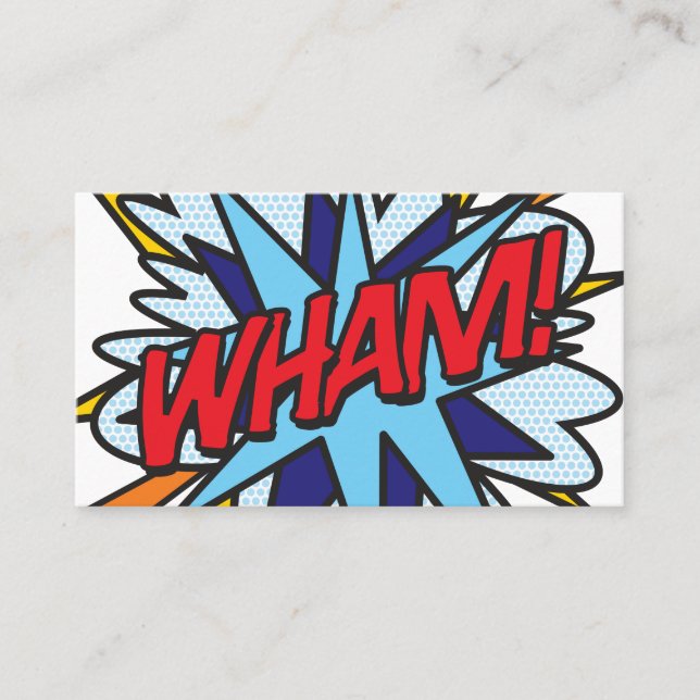 Carte De Visite WHAM Fun Retro (Devant)