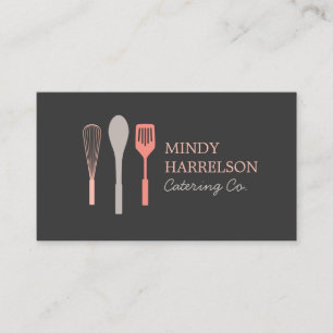 Carte De Visite WHISK SPOON SPATULA LOGO IV pour boulangerie, Rest