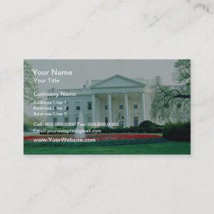 Carte De Visite White The White House, Washington, D.C., États-Uni