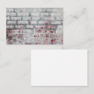 Carte De Visite White Washed Brick