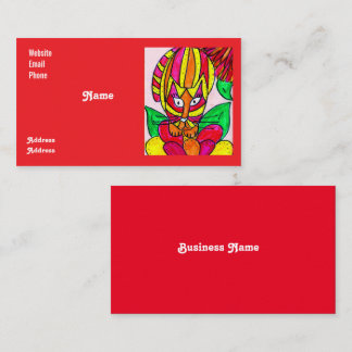 Carte De Visite Wild Colorful Business Card