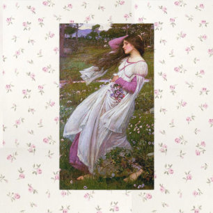 Carte De Visite Windflowers de John William Waterhouse