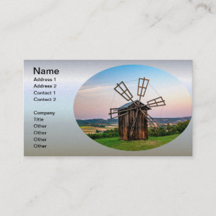 Carte De Visite Windmill Outhouse