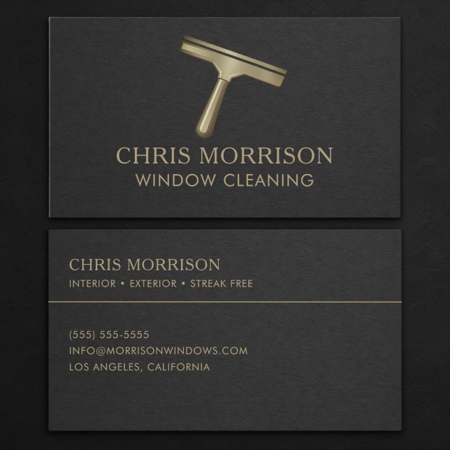 Carte De Visite Window Cleaning Business Card (Créateur téléchargé)