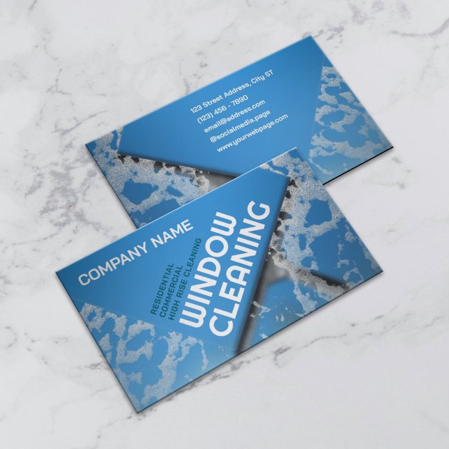 Carte De Visite Window cleaning service  (Créateur téléchargé)