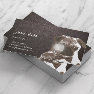 Carte De Visite Wine Tasting Dark Leather Sir Pug