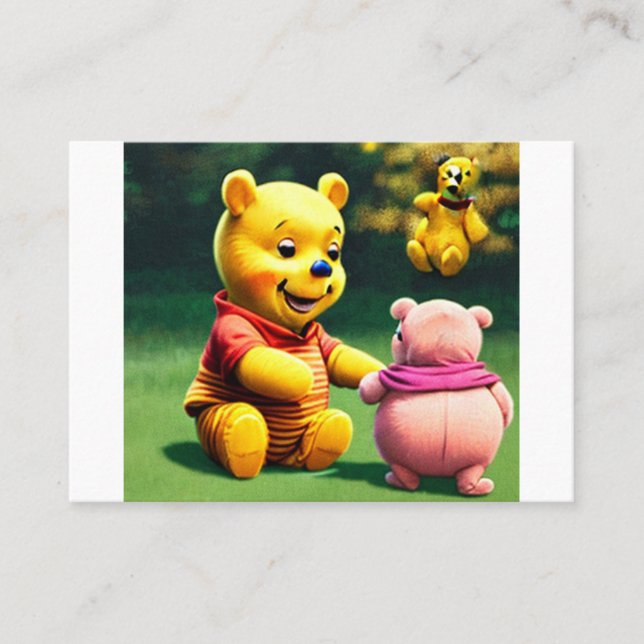 Carte De Visite Winnie l'Ooh 4. (Devant)