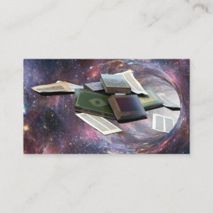 Carte De Visite Wormhole de livre