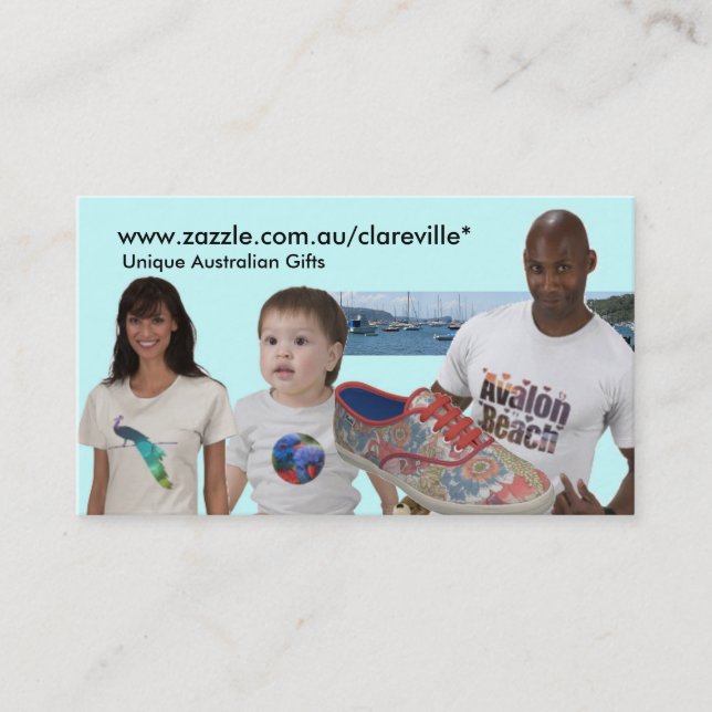 Carte De Visite www.zazzle.com.au/clareville* (Devant)