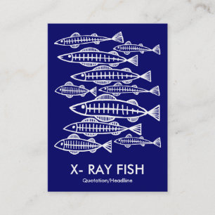 Carte De Visite X-RAY FISH - Marine profonde