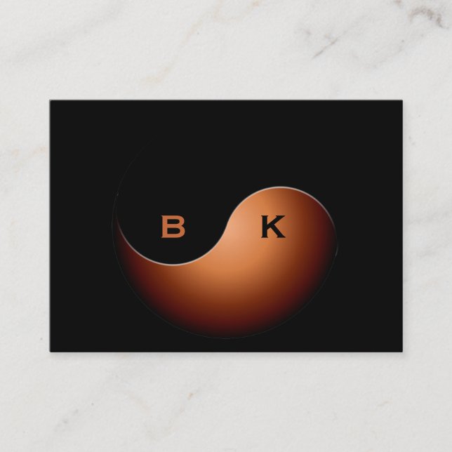 Carte De Visite yin yang business - café (Devant)
