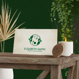 Carte De Visite Yin Yang - Entraîneur Holistique De Bien-Être