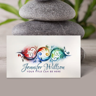 Carte De Visite Yin Yang - Équilibre dynamique