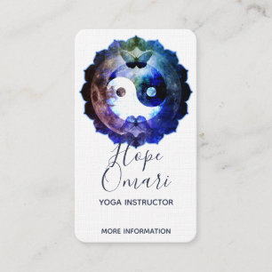 Carte De Visite Yin Yang Mystique, Holistique Spirituelle