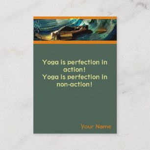 Carte De Visite Yoga
