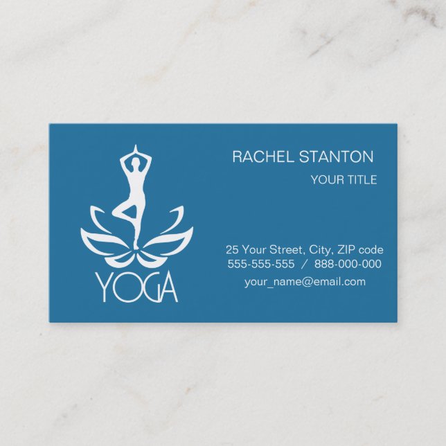 Carte De Visite Yoga (Devant)