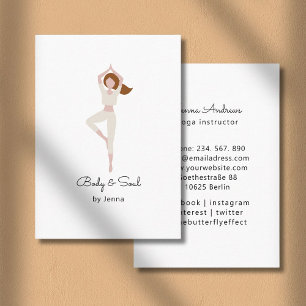 Carte de visite Yoga