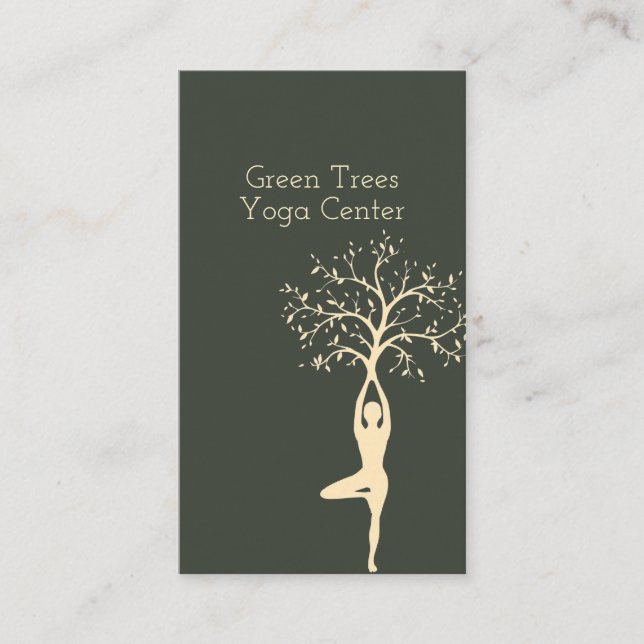 Carte De Visite Yoga (Devant)