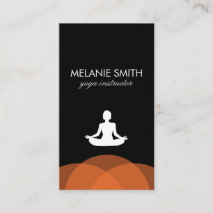 Carte De Visite Yoga Lotus