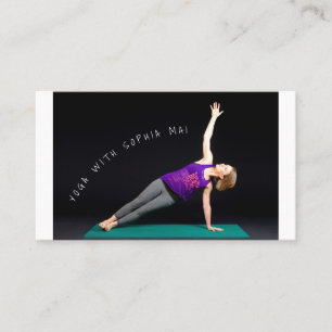 Carte De Visite Yoga Mat, Instructeur de Yoga