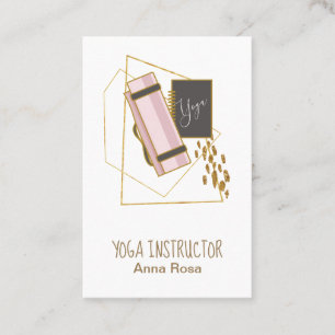 Carte De Visite *~* Yoga Mat Yoga Instructeur Polygon Parties scin
