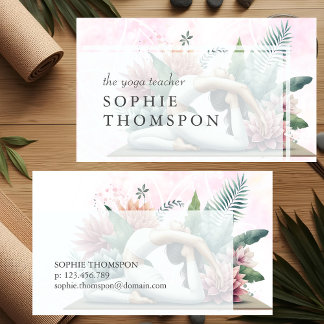 Carte De Visite Yoga teacher