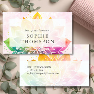 Carte De Visite Yoga teacher