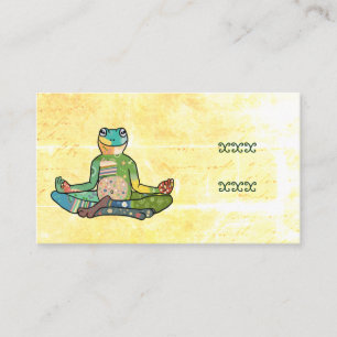 Carte De Visite yogafrosch