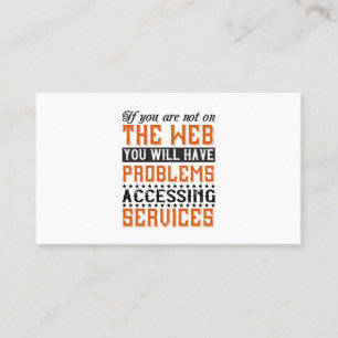 Carte De Visite You Will Have Gap Accessing Services