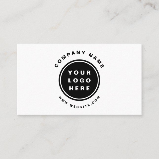 Carte De Visite Your Business Logo Promoteur Business Company (Devant)