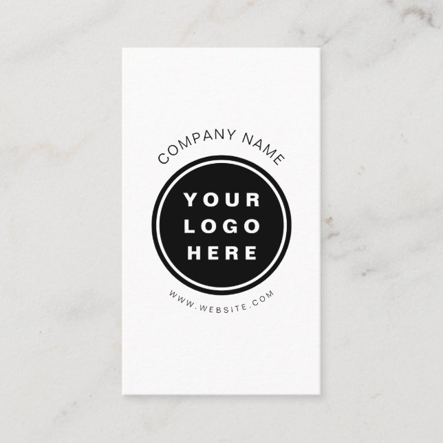 Carte De Visite Your Business Logo Promoteur Business Company (Devant)