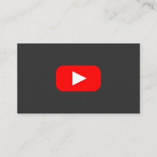 Carte De Visite Youtube Youtuber Social Media Bloger Vloger