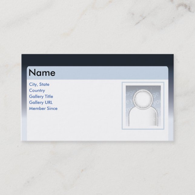 Carte De Visite Zazzle - affaires (Devant)