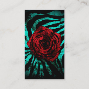 Carte De Visite Zèbre rose sale d'Aqua