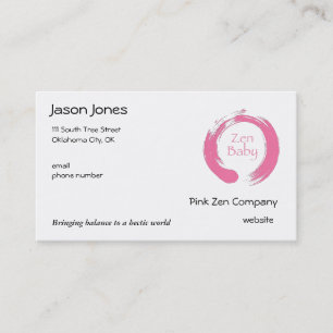 Carte De Visite Zen Baby
