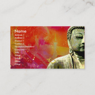 Carte de visite Zen Bouddha, urbanisé