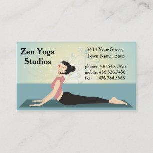 Carte De Visite Zen Yoga - Instructeur ou formateur