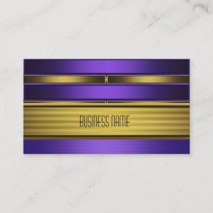 Carte de visite Zizzago Violet Or Vieil