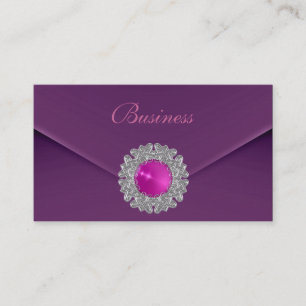 Carte de visite Zizzago Violet Regard Image