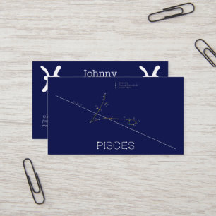 Carte De Visite Zodiaque Pisces