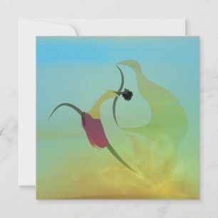 Carte de voeu "Vis sans t'oublier"