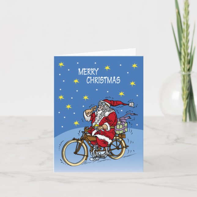 Carte de voeux 15 du père noël No. (Devant)