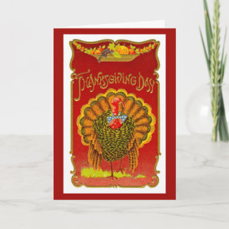 Carte de voeux 1908 de thanksgiving de cru