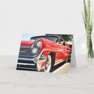 Carte de voeux 1959 convertible continentale de
