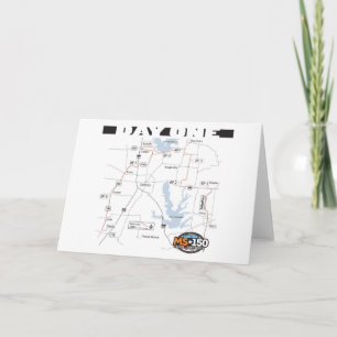 Carte de voeux 2008 d'itinéraire de Sam's Club