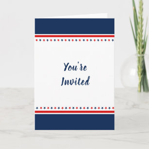 Carte de voeux 5x7 pliée sur invitation